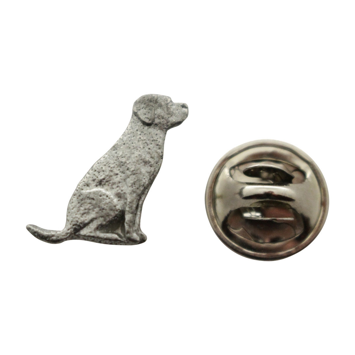Lab or Labrador Mini Pin ~ Antiqued Pewter ~ Miniature Lapel Pin ~ Sarah's Treats & Treasures